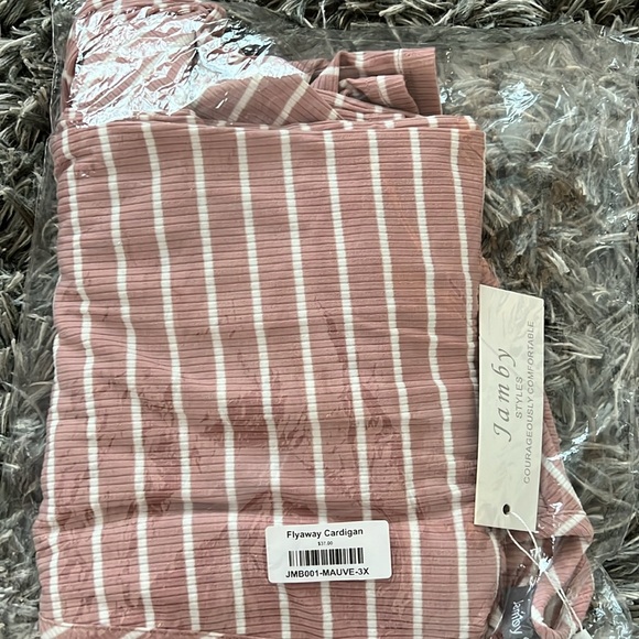 NWT Women’s Cardigan by Jamby Styles, Sz-XXXL - Picture 7 of 7